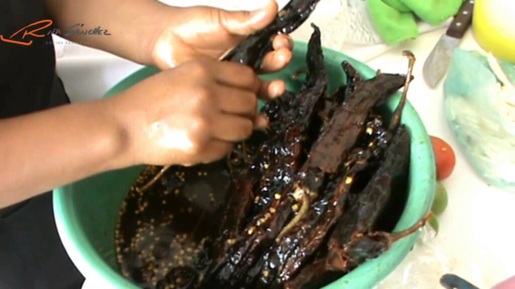 Chiles rellenos de queso