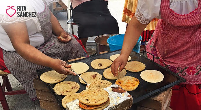 GORDITAS DE QUESO Y MIGAJAS